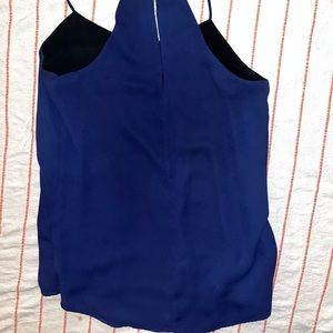 Blue or black Reversible razorback woman’s dress tank size small